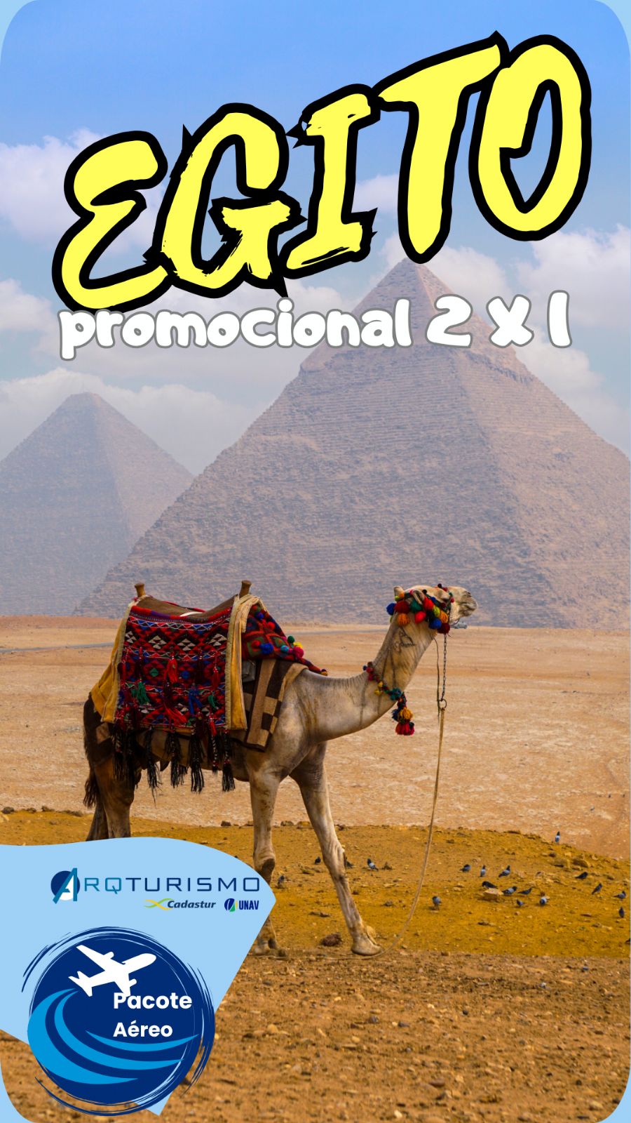 Egito Promocional 2x1 – Cairo & Cruzeiro pelo Rio Nilo